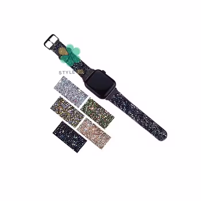 بند اکلیلی ساعت اپل واچ Apple Watch 45/49mm طرح سواروسکی
