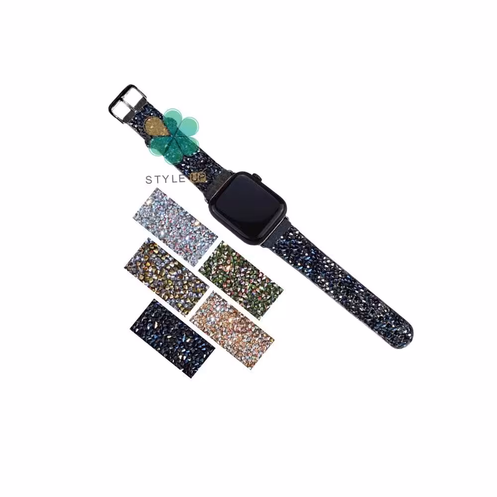 بند اکلیلی ساعت اپل واچ Apple Watch 45/49mm طرح سواروسکی