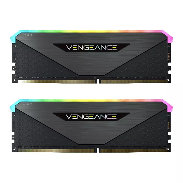 رم کورسیر مدلVENGEANCE RGB RS Black 32GB 16GBx2 3200MHz CL16
