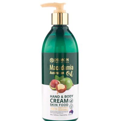 کرم مرطوب کننده دست و بدن دیلمون مدل Macadamia حجم 350 میلی لیتر