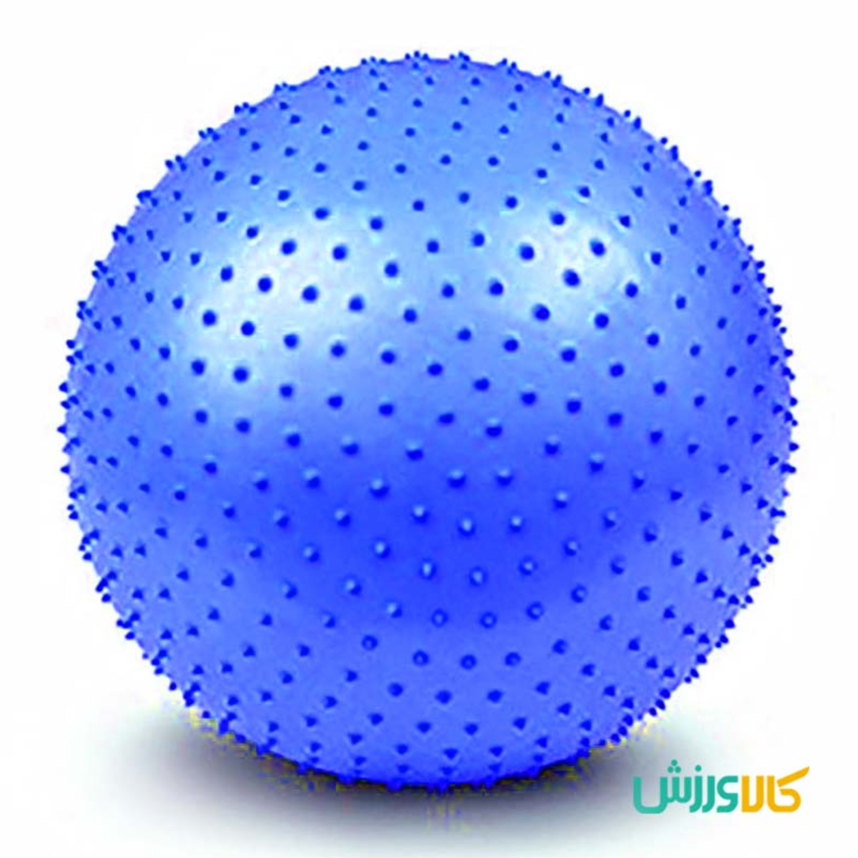 توپ پیلاتس خاردار آبی سایز 20