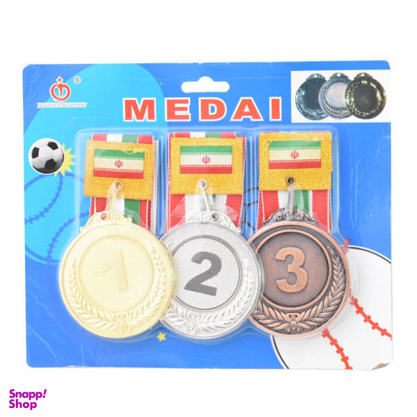 مدال قهرمانی مدل 002 بسته 3 عددی