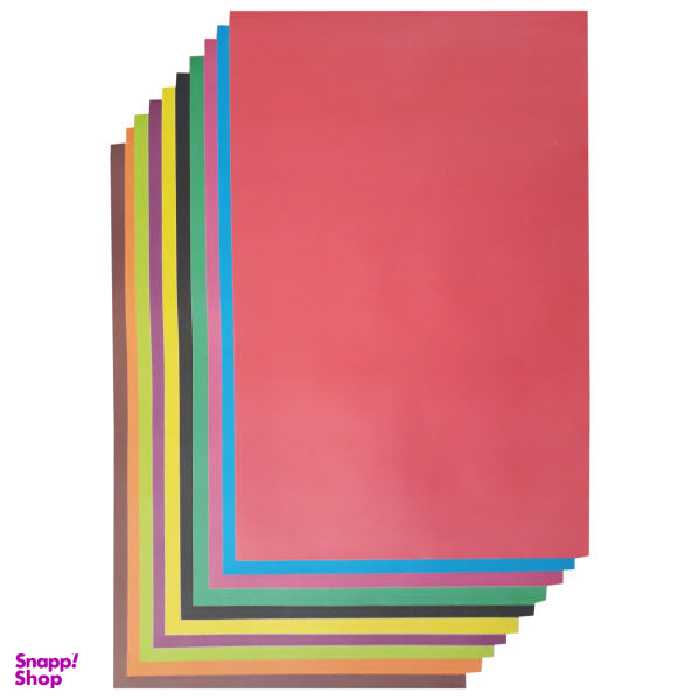 مقوا رنگی کد 102 سایز 50x70 سانتی متر بسته 10 عددی