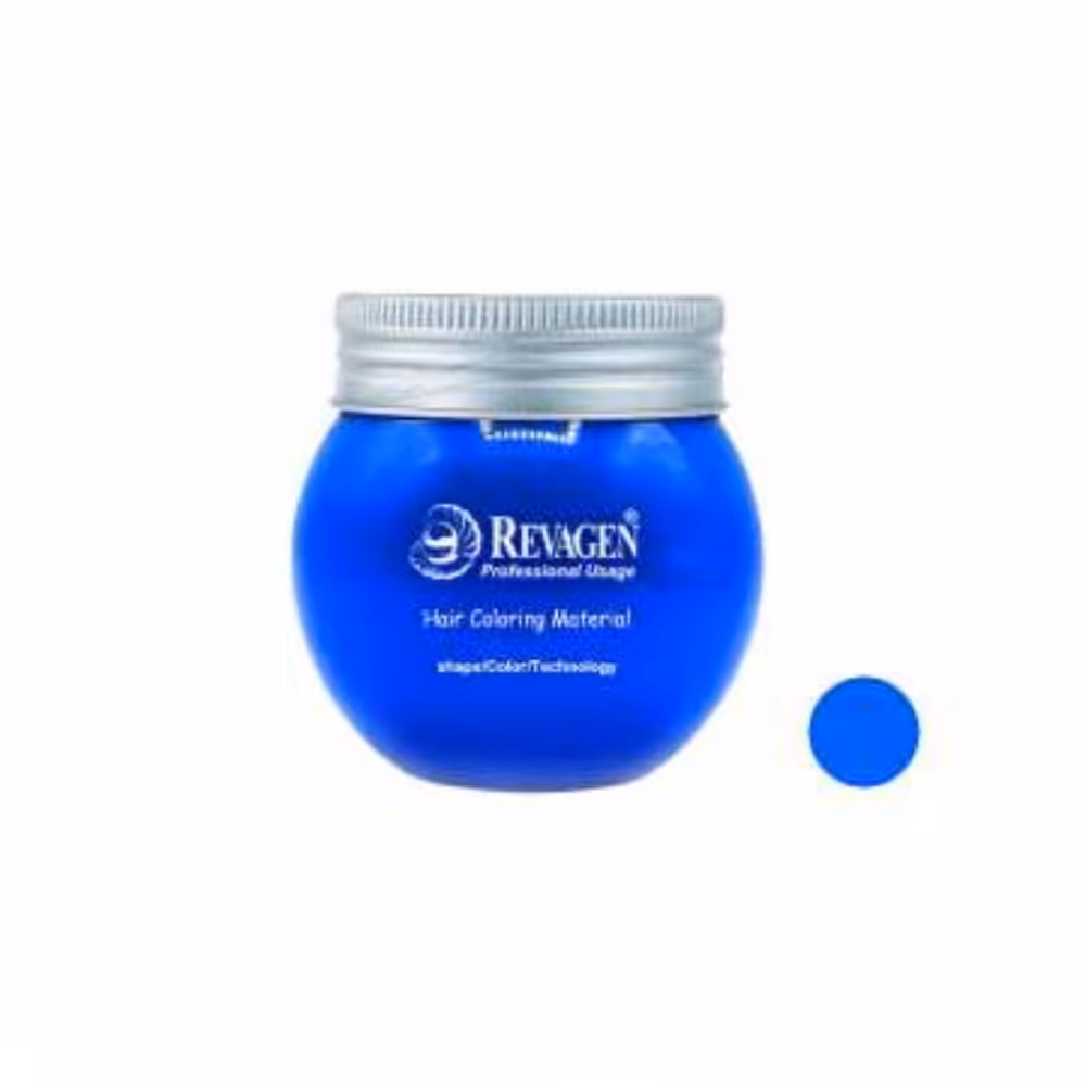 چسب مو رنگی ریواژن رنگ آبی