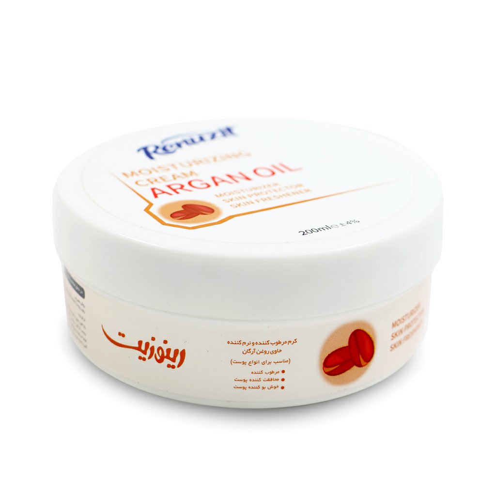 کرم مرطوب کننده کاسه ای رینوزیت حاوی روغن آرگان