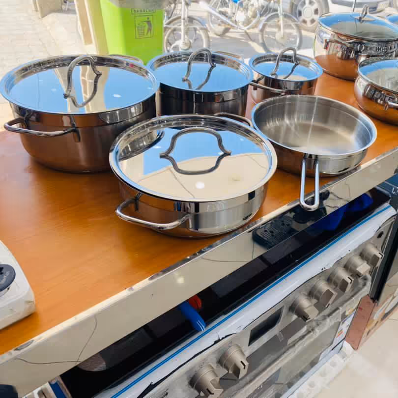 سرویس قابلمه استیل کرکماز 