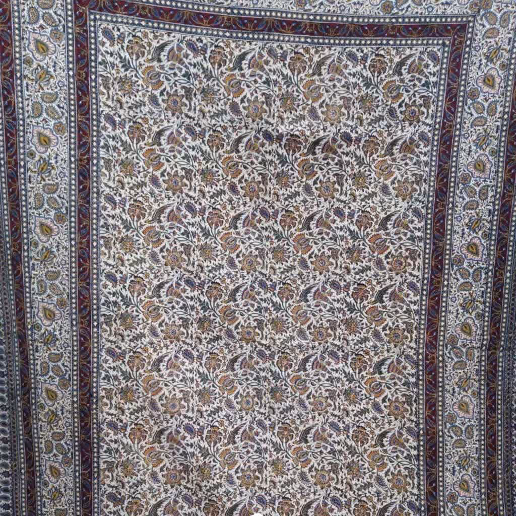 رومیزی قلمکار اعلا صادراتی سایز 135در200