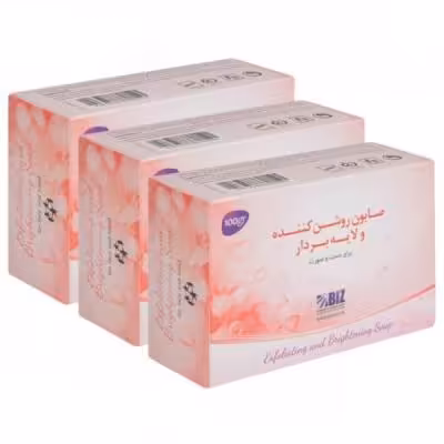 صابون روشن کننده ولایه بردار بیز پک 3 عددی