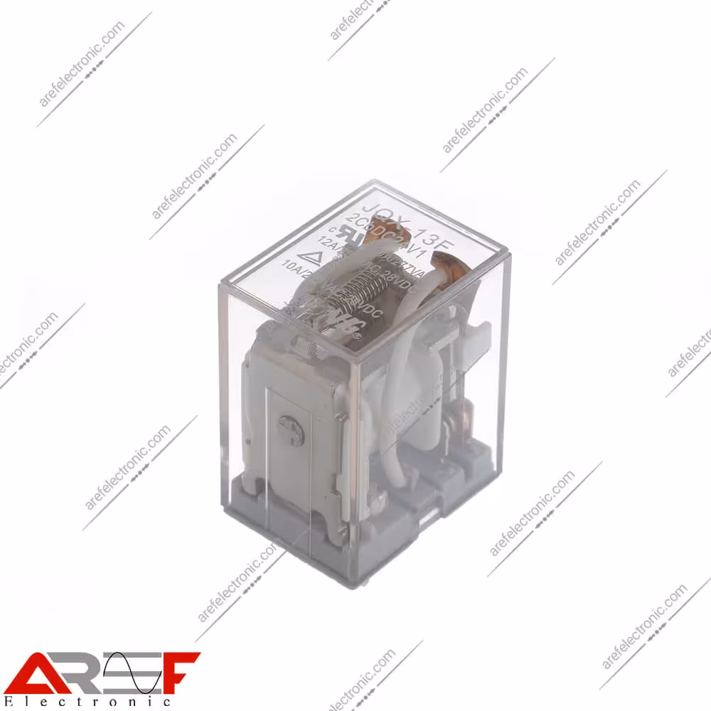 رله NHG مدل JQX-13F 2CbDC24V1 دارای 24 ولت 10 آمپر 8 پین - فروشگاه عارف الکترونیک