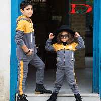 سویشرت شلوار سوئیت گرم بالا  اسپرت دخترانه و پسرانه تولیدی دالکه بیبی