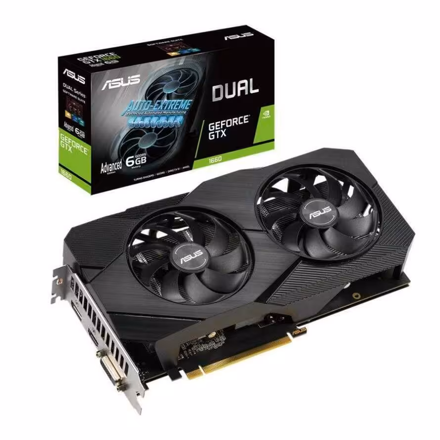 کارت گرافیک ایسوس DUAL GTX 1660 A6G EVO