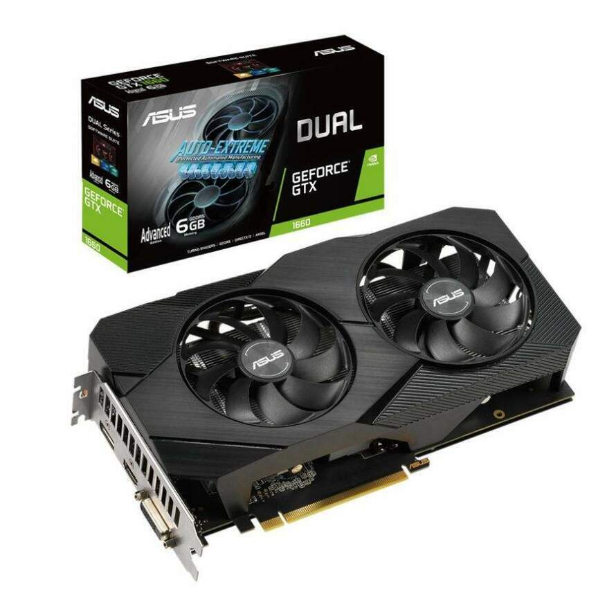 کارت گرافیک ایسوس DUAL GTX 1660 A6G EVO