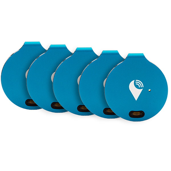 ترک آر گجت هوشمند مکان یاب مدل Bravo Tracker 5 Pack پکیج 5 تایی آبی - Hiapple.ir