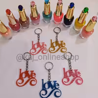 ارسال رایگان پک 3عددی جاکلیدی جاسوییچی لاو اکلیلی  رنگارنگ کدk11