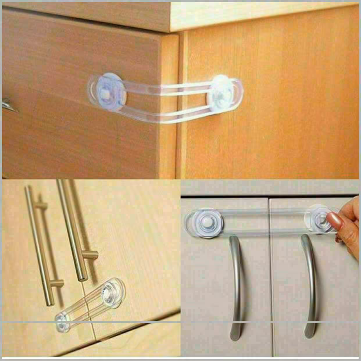 قفل کابینتی چهار عدد 