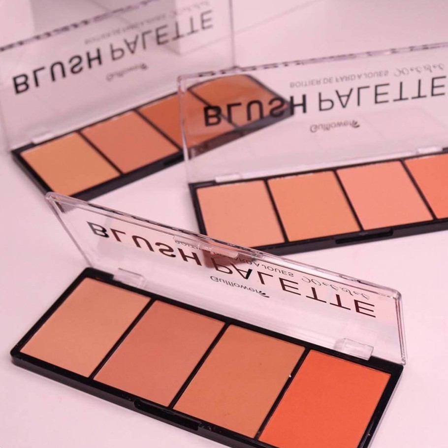 پالت رژگونه 4 رنگ Gulflower مناسب برای کانتور و رژگونه 