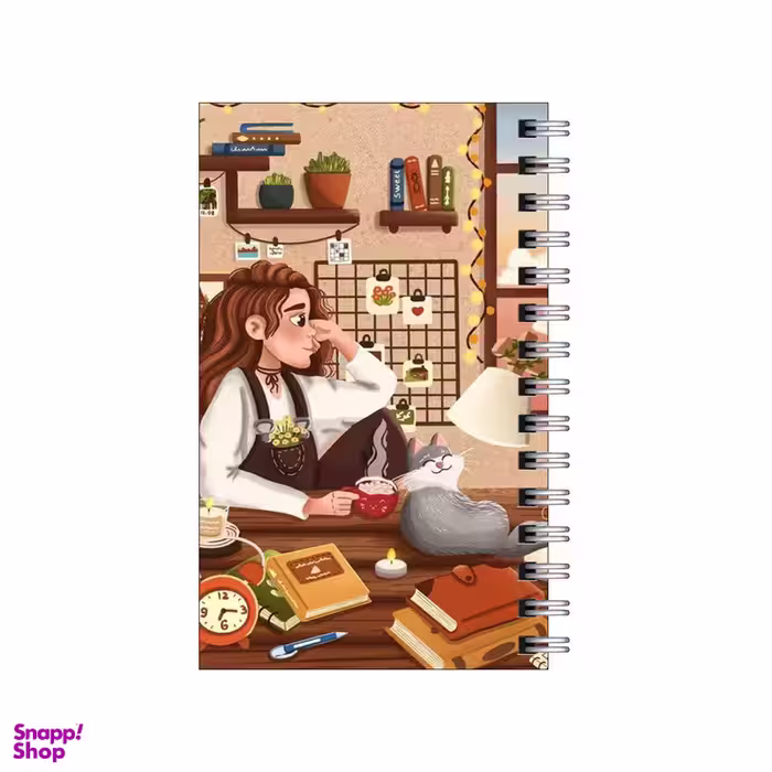 دفترچه یادداشت  ۶۰ برگ مدل To Do List طرح دختر و اتاق کیوت کد 4038154