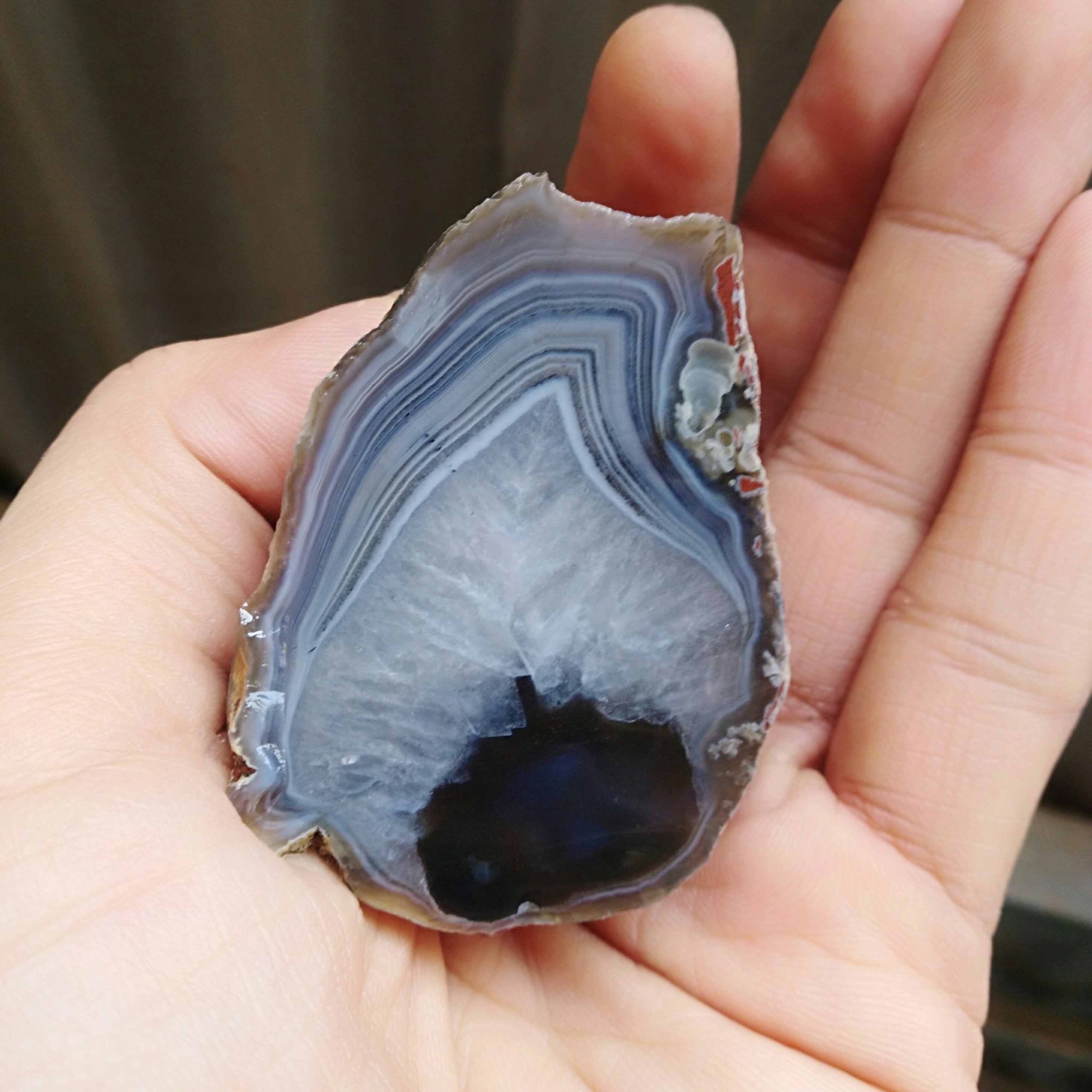 اسلایس عقیق سلیمانی خاص3بعدی بسیار دیدنی کاملا طبیعی