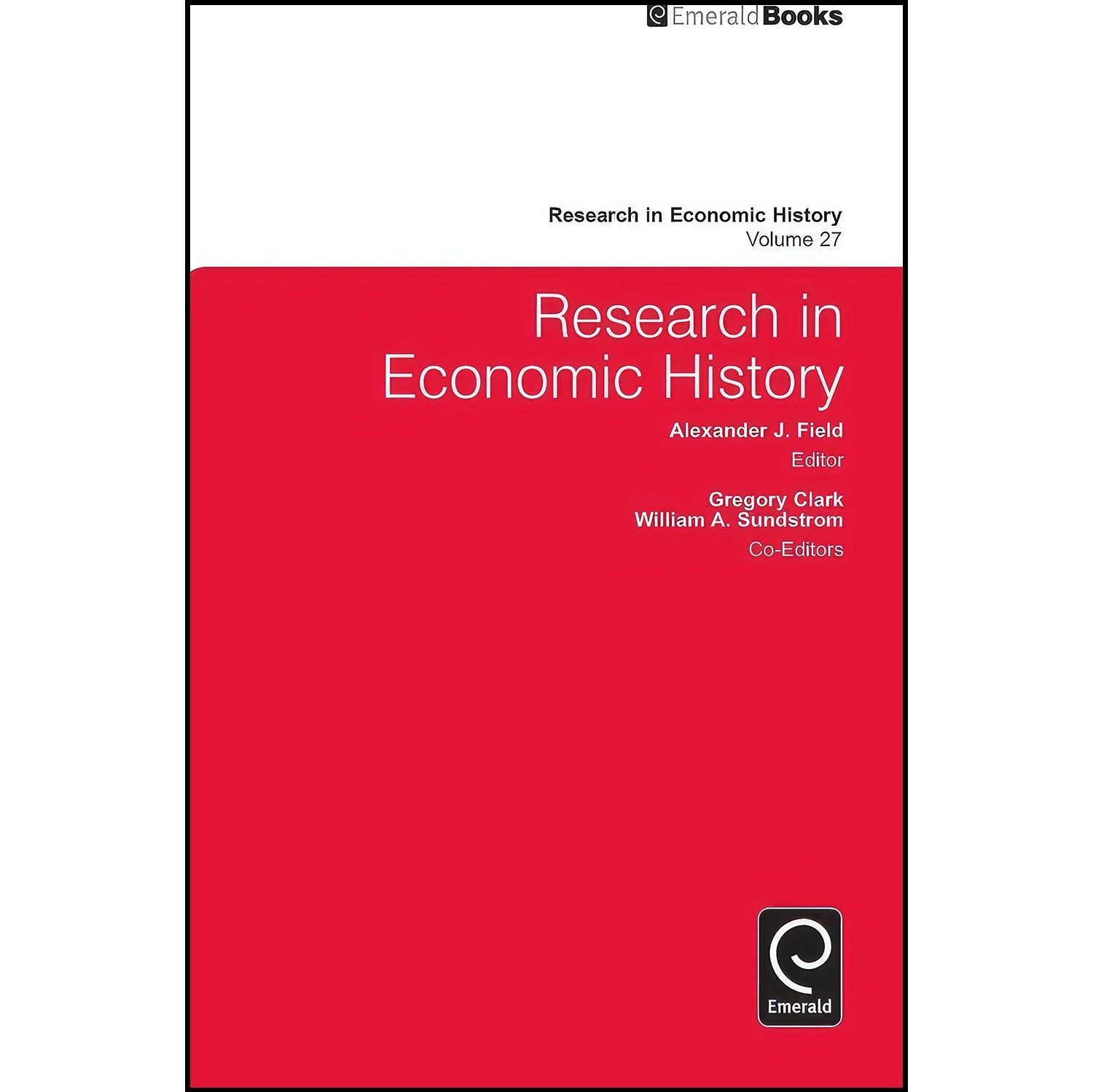 کتاب زبان اصلی Research in Economic History  اثر Drew Keeling