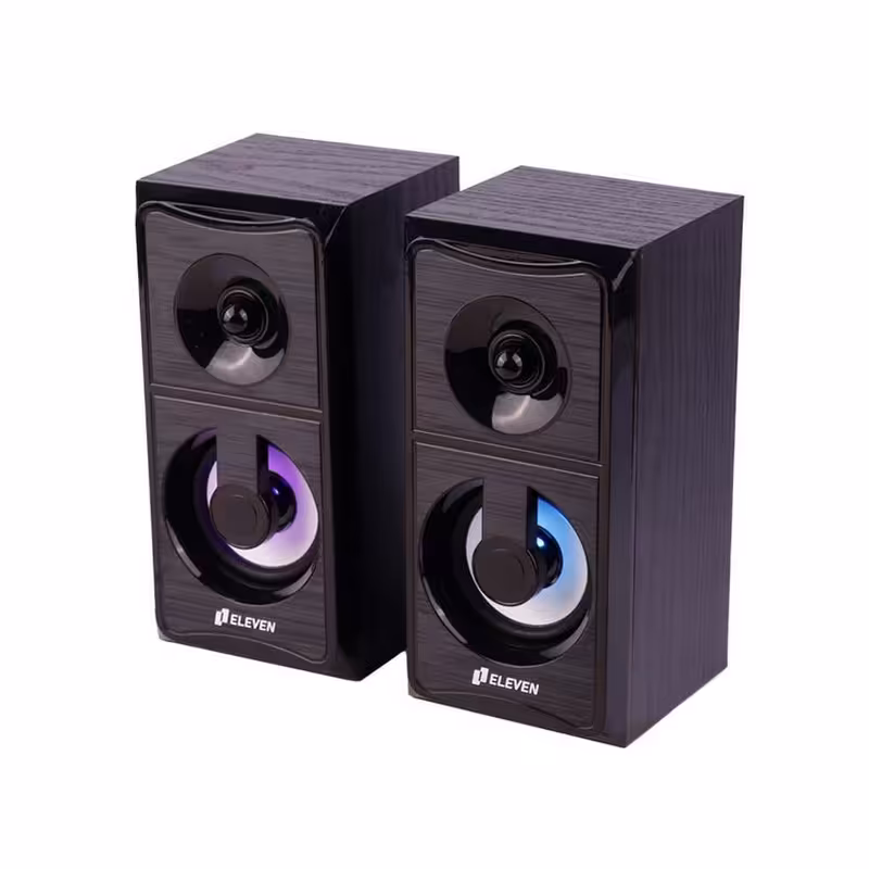 اسپیکر دسکتاپ دو تکه آر جی بی دار الون مدل AC202