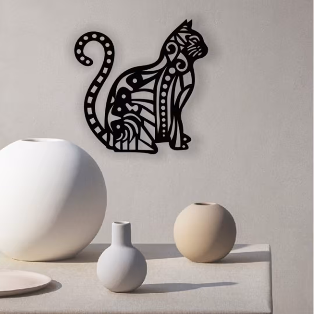 استیکر و پوستر طرح گربه کد 167 سایز 60x60 به قیمت 270 هزار تومان