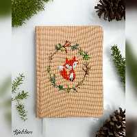 دفتر یادداشت مدل شماره دوزی طرح روبی 