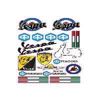 محصولات ضروری موتورسیکلت زرد تجهیزات طراحی PIAGGIO VESPA A4 SBEPT Genel Markalar