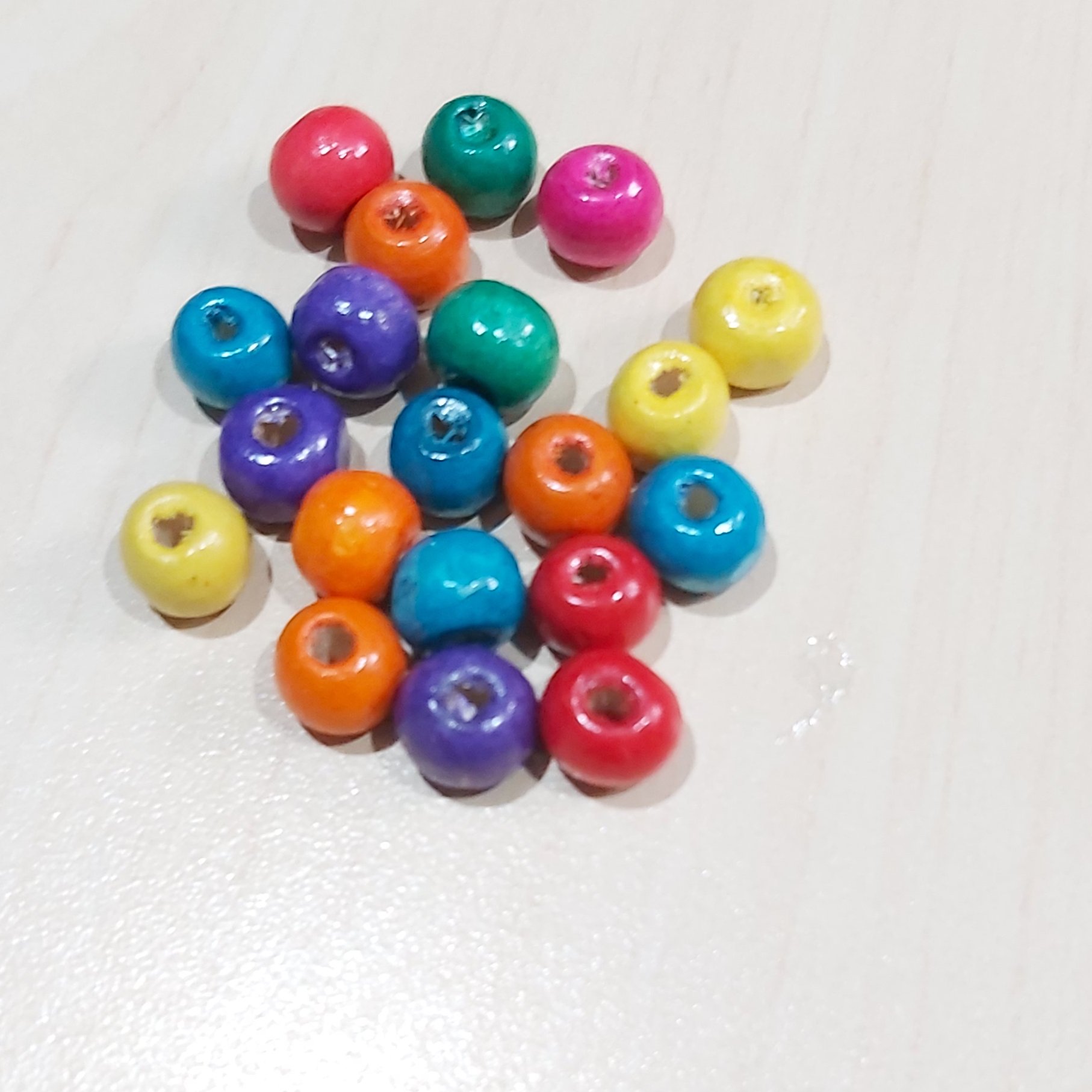 خرجکار مهره چوبی رنگی