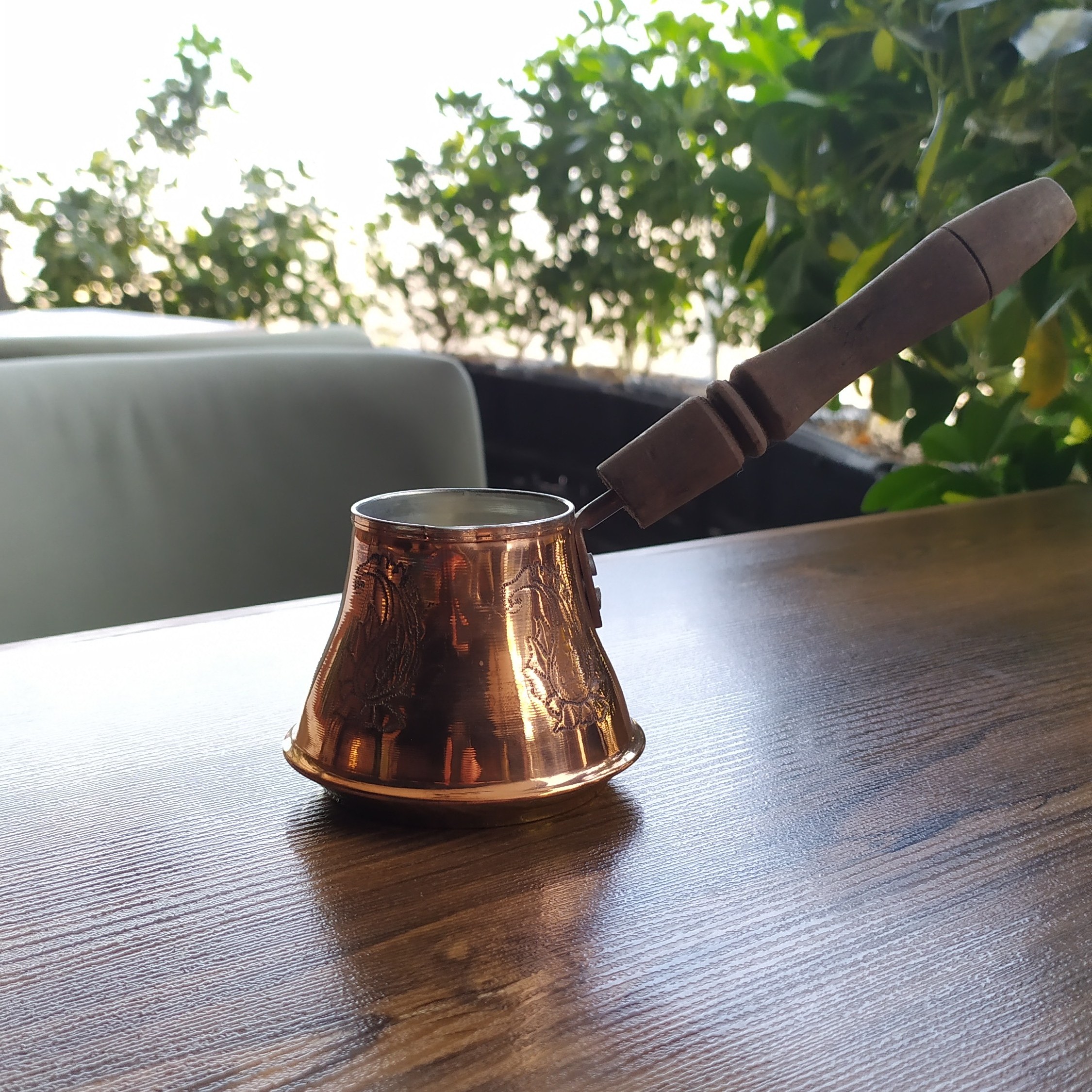 دم آوری قهوه ترک جذوه مسی کوچک 