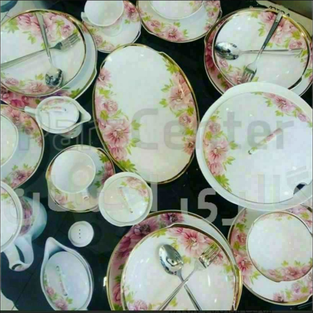 سرویس غذاخوری 6 نفره 55 پارچه مدل نگارستان