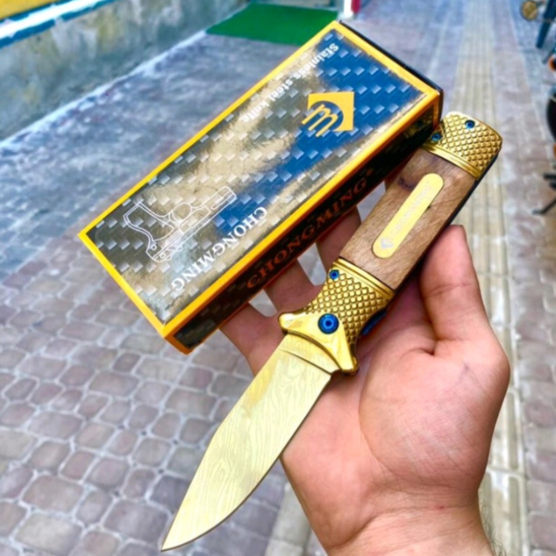 چاقوی چانگ مینگ طلایی