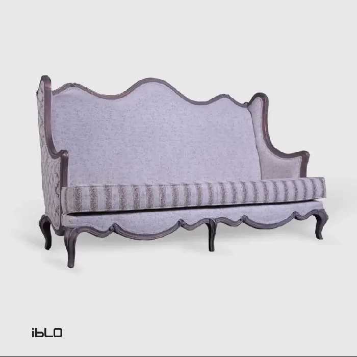 مبل سه‌نفره کلاسیک لوئی(کرم)