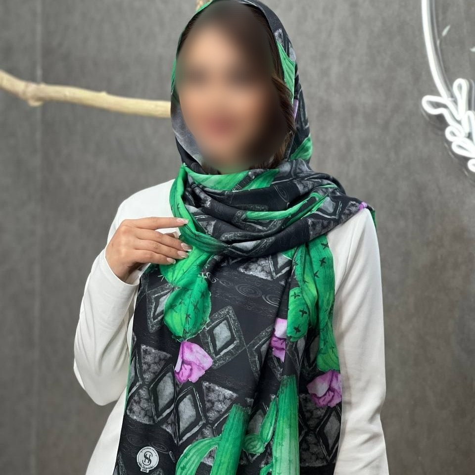 شال نخی مشکی سبز سرخابی زنانه و دخترانه نخی جدید شیک مجلسی شال و روسری زنانه و دخترانه تابستانی خنک