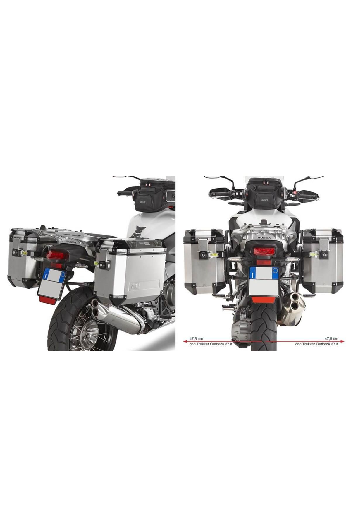 کیف موتورسیکلت PLR1110CAM HONDA VFR 1200X CROSSTOUER 12 19 CARRIOR Givi