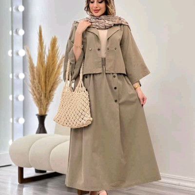 کت دامن لنین نچرال مدل لیانا(موجودی سوال شود)