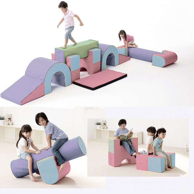 ایستگاه فومی کودک رنگ پاستلی کد 6541444