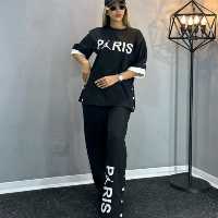 :ست تیشرت شلوار پاریس 2469