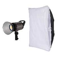 نور ثابت حرفه‌ای 220 وات مدل JSL-B011-220W (بهمراه سافت باکس 50x70 و سه پایه ایلکین180)