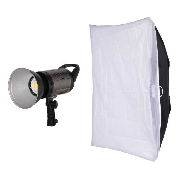 نور ثابت حرفه‌ای 220 وات مدل JSL-B011-220W (بهمراه سافت باکس 50x70 و سه پایه ایلکین180)