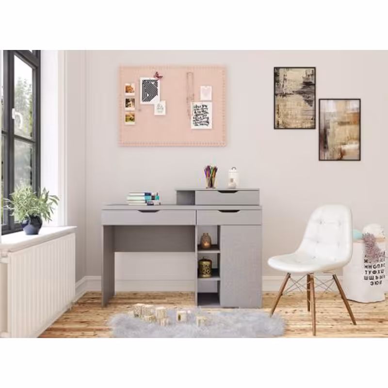 میز تحریر کشو دار ساده - k15