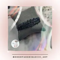 دستبند  رشته  ای  مینیمال  مردانه  با  مهره  هفت  رنگ  هنر   دختر   شیرازی
