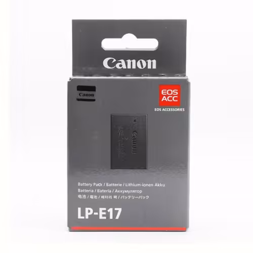 باتری لیتیومی دوربین کانن اصلی پکدار Canon LP-E17 Original Pack