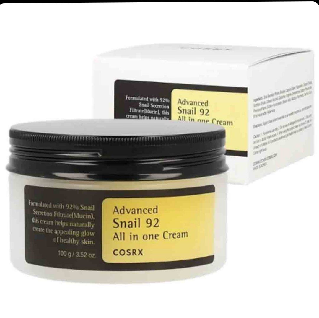 کرم مرطوب کننده چند منظوره حلزون کوزارکس Cosrx Advanced Snail 92 All in one Cream