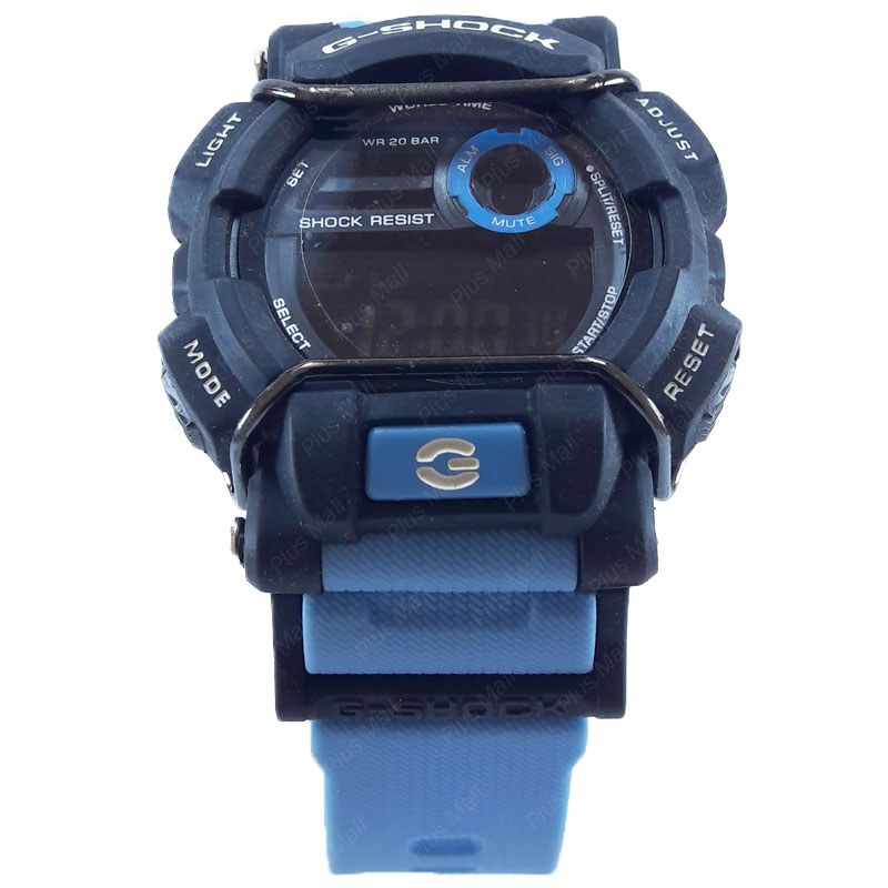 ساعت کاسیو جی شاک آبی مشکی دیجیتال  کد G Shock Blue 037