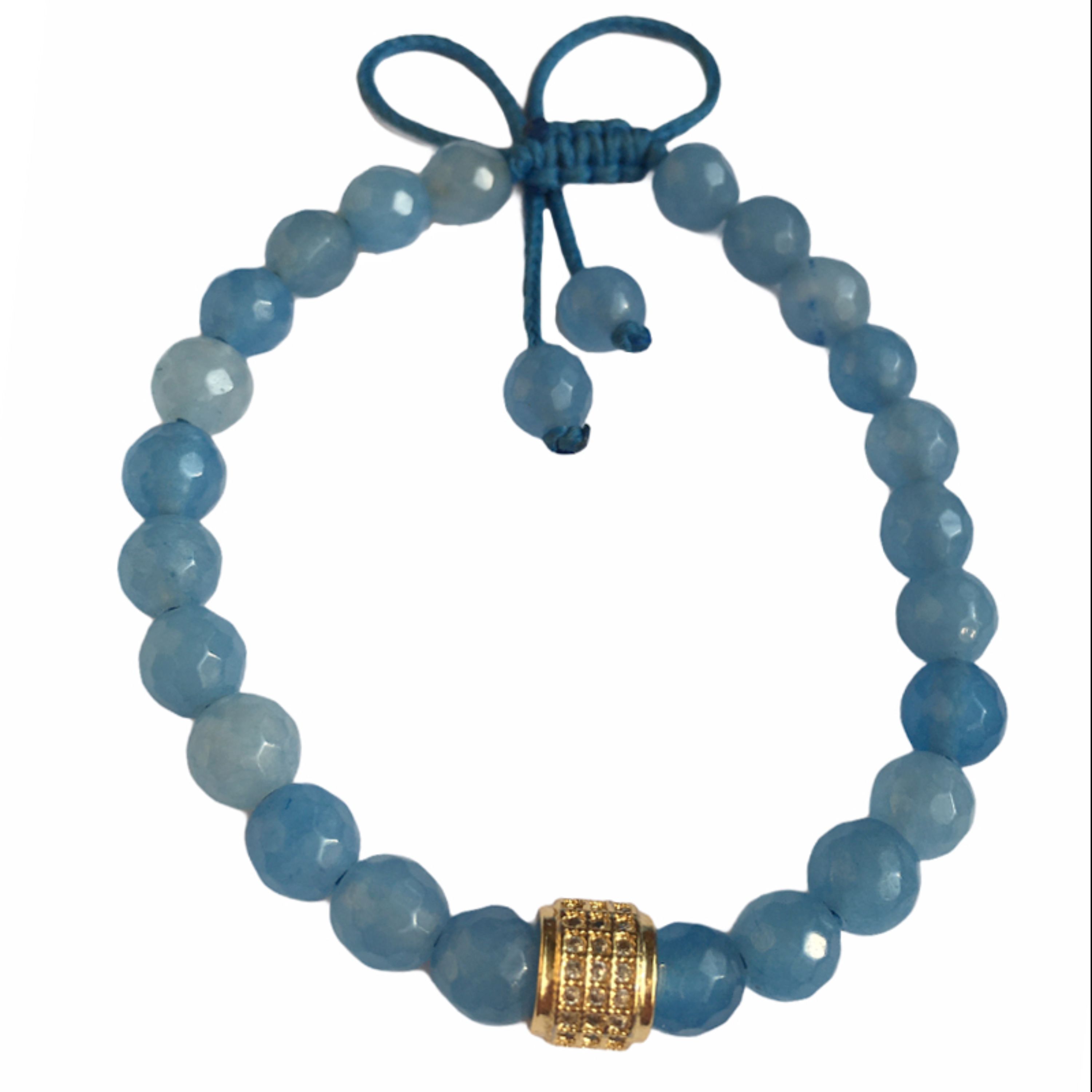 دستبند با پلاک میکروست مدل دریا