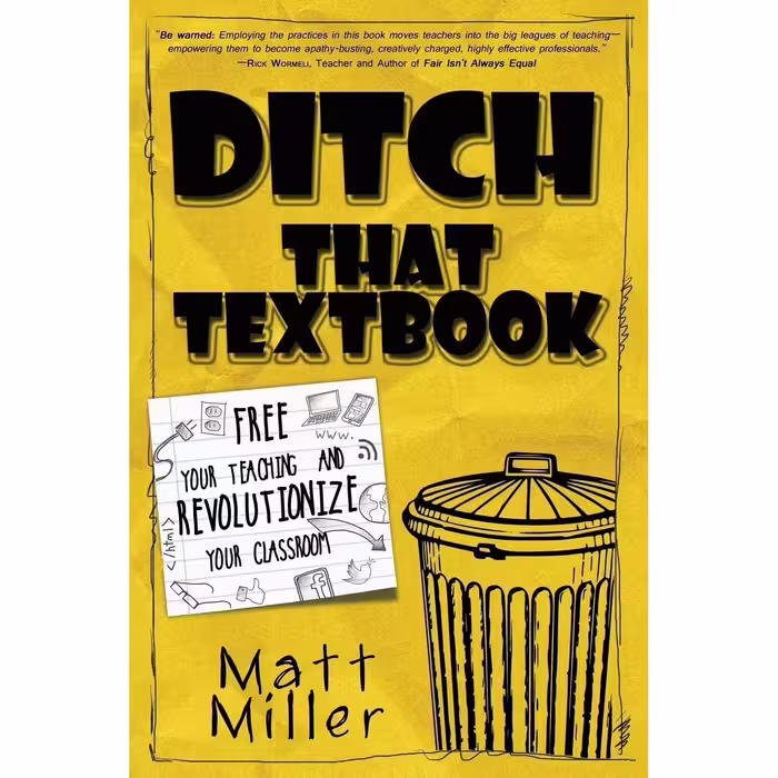 کتاب زبان اصلی Ditch That Textbook اثر Matt Miller انتشارات تازه ها