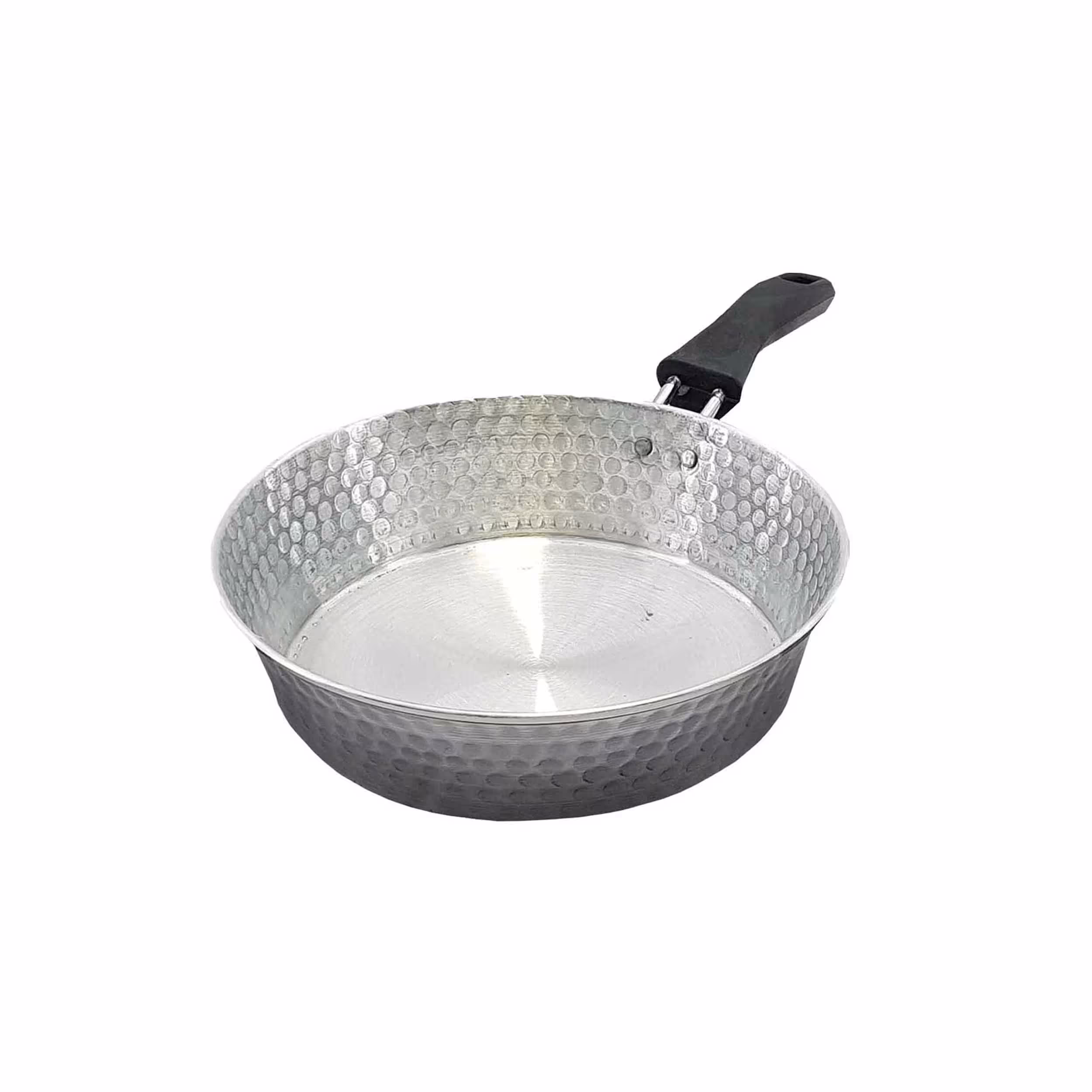 تابه روحی چکشی سایز 20 تک دسته پلاستیکی کد 1020