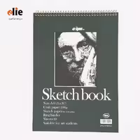 دفتر طراحی سیمی A4 کلیپس طرح 031