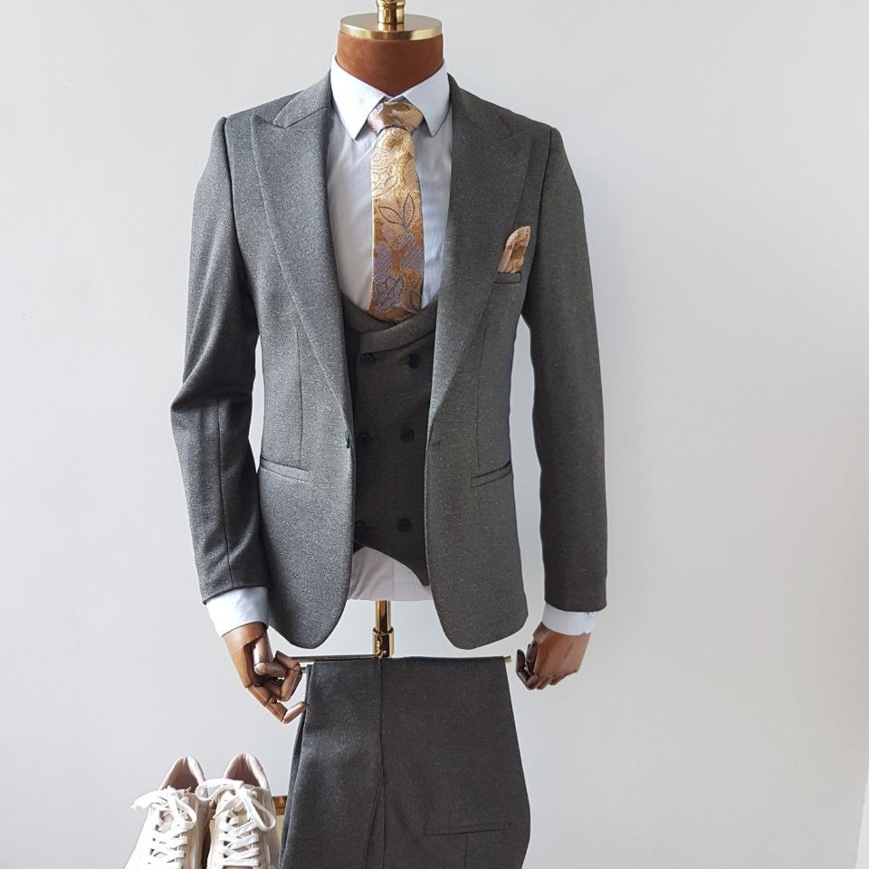 ست سه تیکه کت و شلوار و جلیقه مدل 224