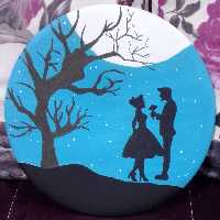 بشقاب سفالی دیوارکوب